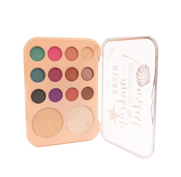 PALETA USHAS CON SOMBRAS E ILUMINADORES