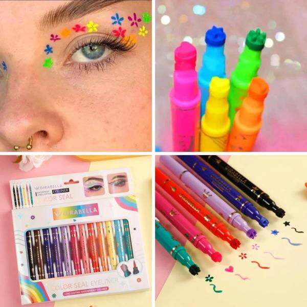 DELINEADORES COLOR SEAL EYELINER GIRABELLA CAJA