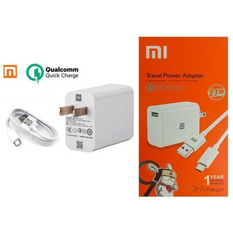 CARGADOR XIAOMI  TIPO C CERTIFICADO 33W