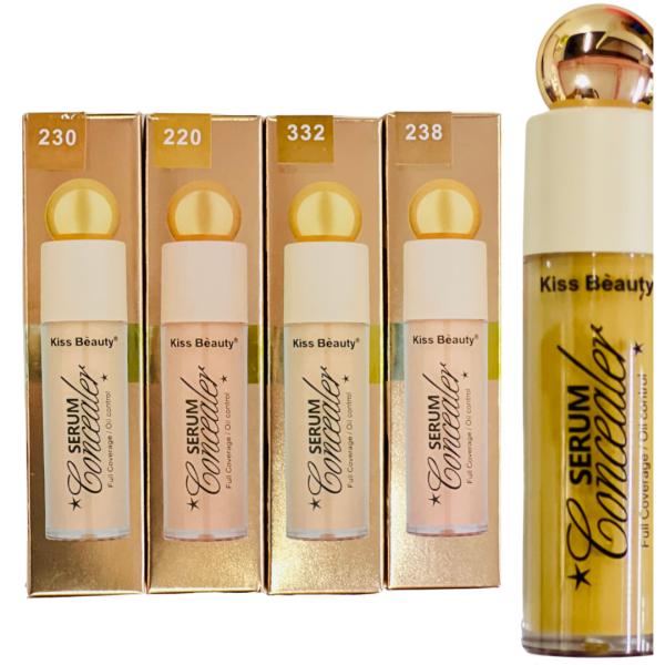CORRECTOR LIQUIDO CON SERUM KISS BEAUTY