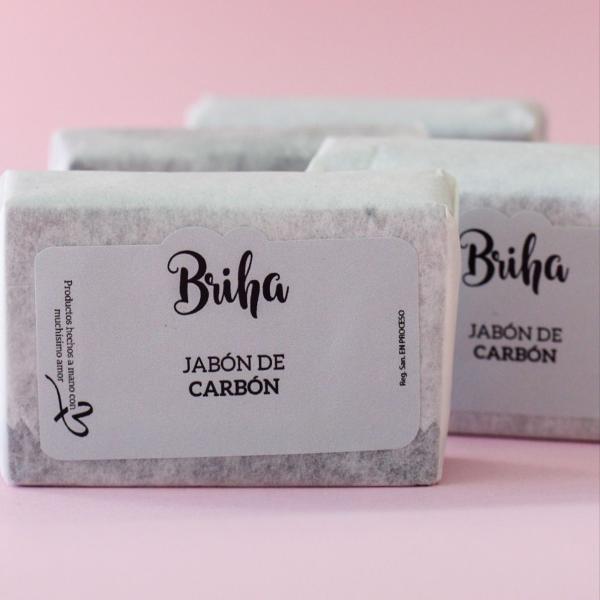JABON FACIAL DE CARBON BRIHA