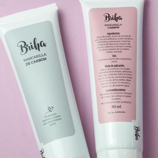 MASCARILLA DE CARBON BRIHA