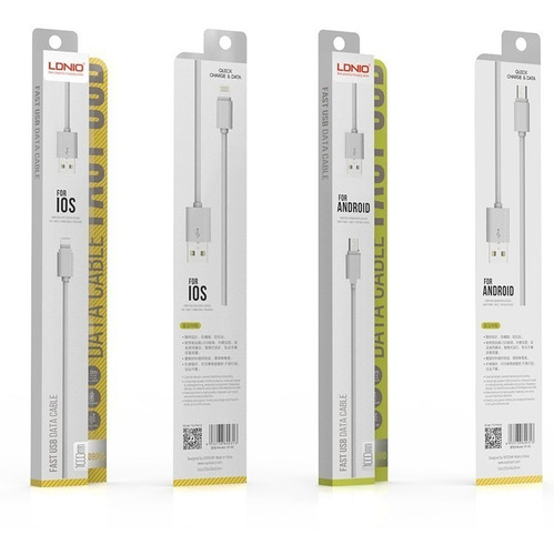 USB LDNIO V8 / TIPO C / IPHONE