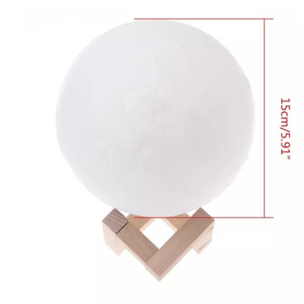 LAMPARA LUNA 15 CM