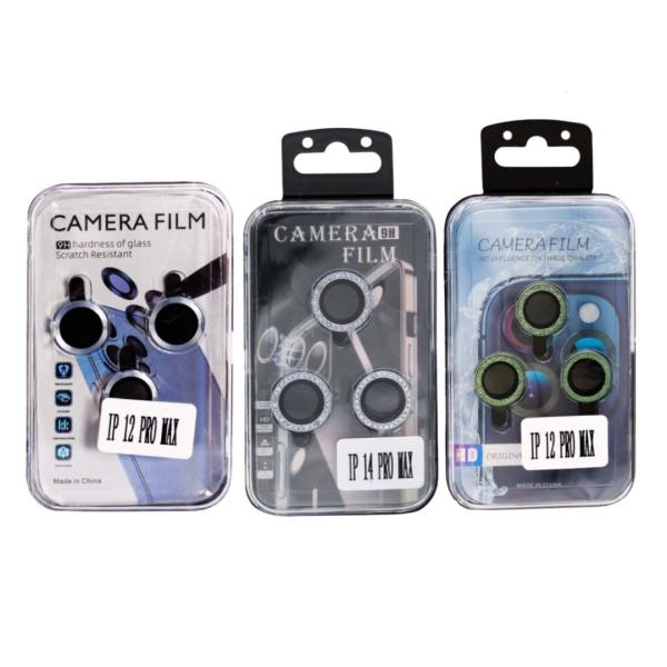 PROTECTOR DE CAMARA INDIVIDUAL CON GLITTER / METALICO