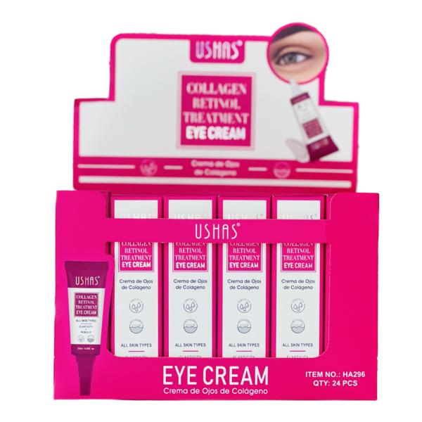 CREMA CONTORNO DE OJOS CON COLAGENO Y RETINOL USHAS