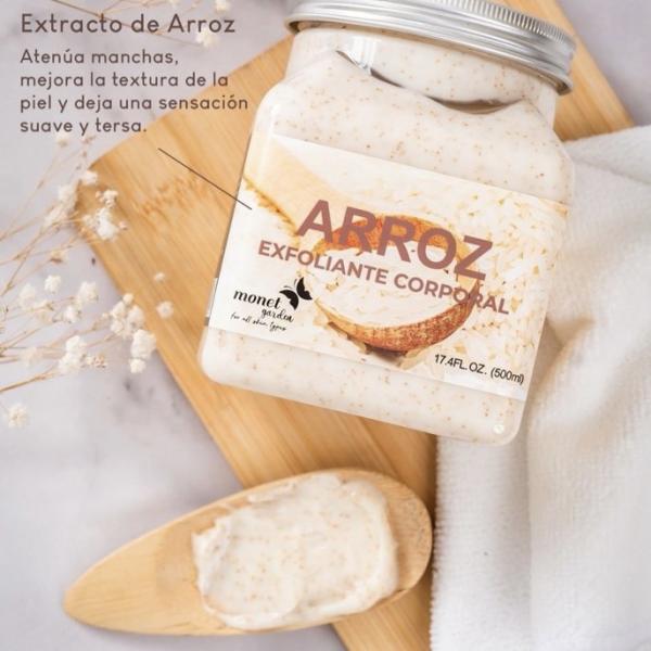 EXFOLIANTE CORPORAL DE ARROZ MONET