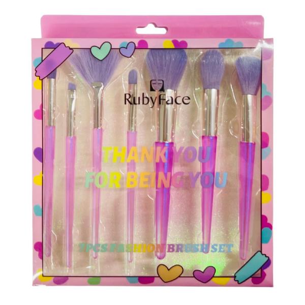 SET DE BROCHAS LL07 RUBY FACE