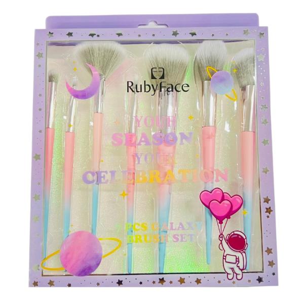 SET DE BROCHAS QCJB07 RUBY FACE