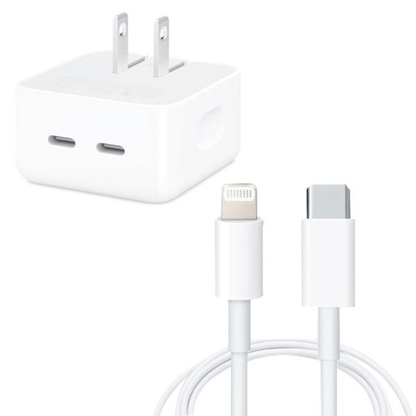 PD-4 CARGADOR COMPLETO ENTRADA DOBLE TIPO C 35W IPHONE