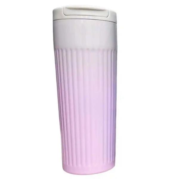 TERMO ROSADO CON BLANCO STARBUCKS
