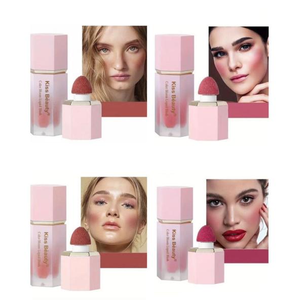 RUBOR LIQUIDO KISS BEAUTY