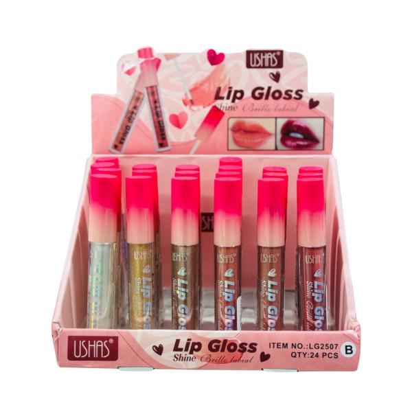 LIP GLOSS SHINE USHAS CAJA B