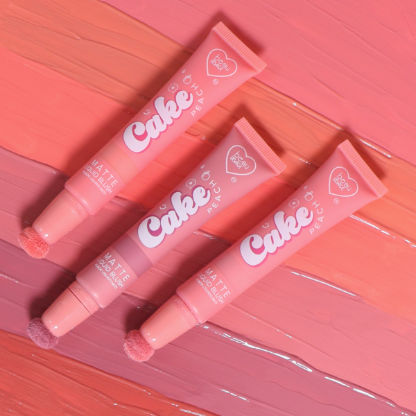 BLUSH LIQUIDO MATE CAKE PEACH BEAU VISAGE