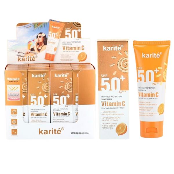 PROTECTOR SOLAR 50 SPF VITAMINA C KARITE