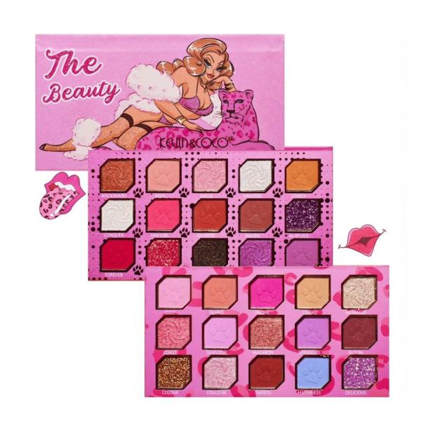 PALETA THE BEAUTY KEVIN Y COCO 30 COLORES KC231231