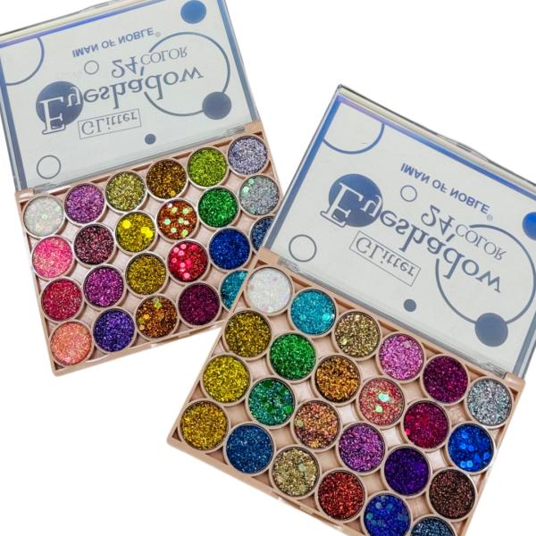 PALETA DE SOMBRAS GLITTER IMAN OF NOBBLE