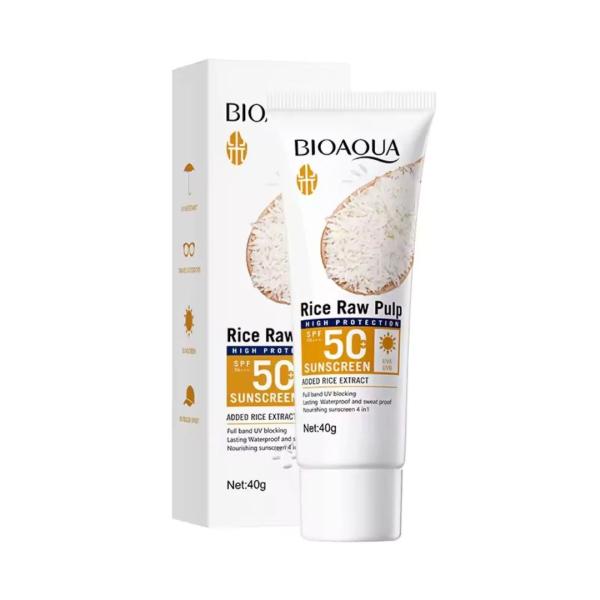 PROTECTOR SOLAR DE ARROZ 50 SPF BIOAQUA