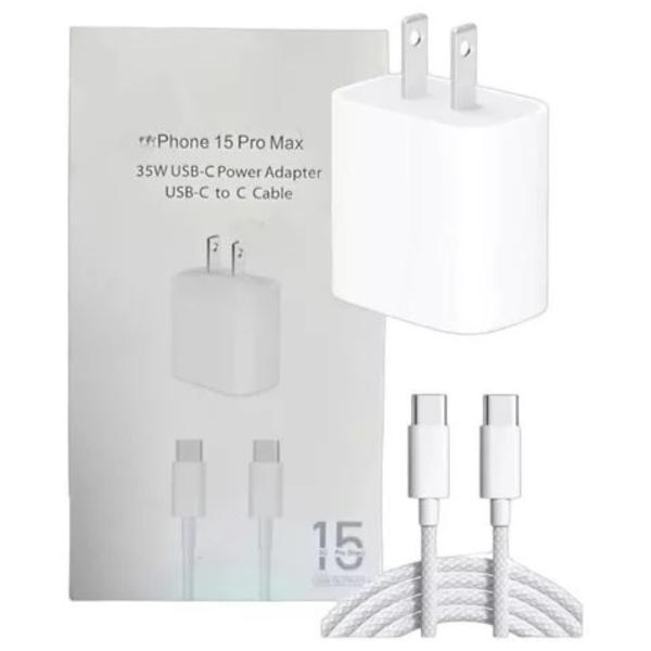 KK-18 CARGADOR IPHONE 15 TIPO C TIPO C IPHONE 35W