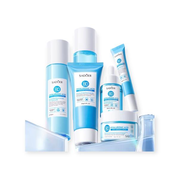 KIT SKIN CARE COMPLETO DE CAVIAR CON ACIDO HIALURONICO SADOER