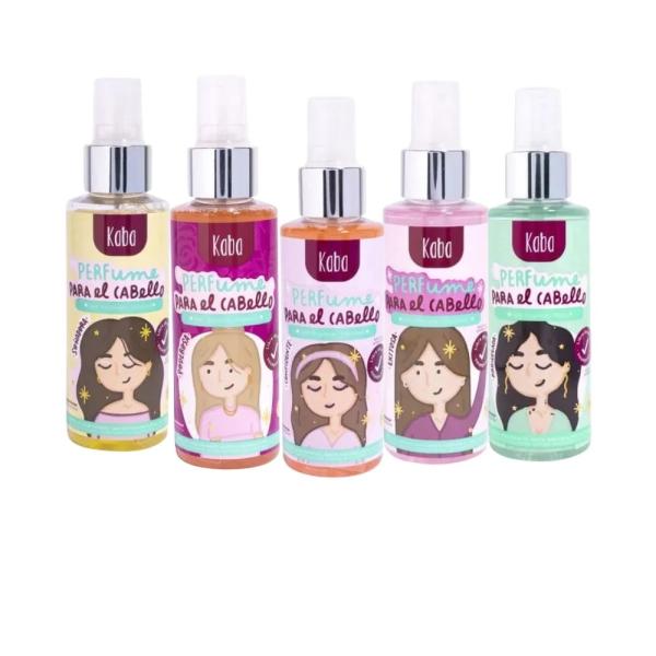 PERFUMES CAPILARES Y TERMOPROTECTORES KABA