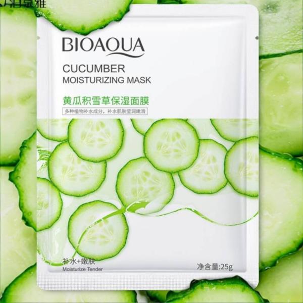 MASCARILLA FACIAL DE PEPINO BIOAQUA