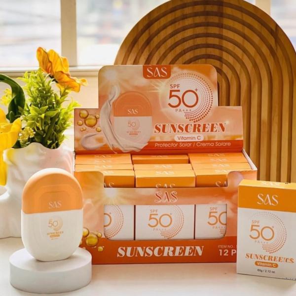 BLOQUEADOR SOLAR CON VITAMINA C SAS