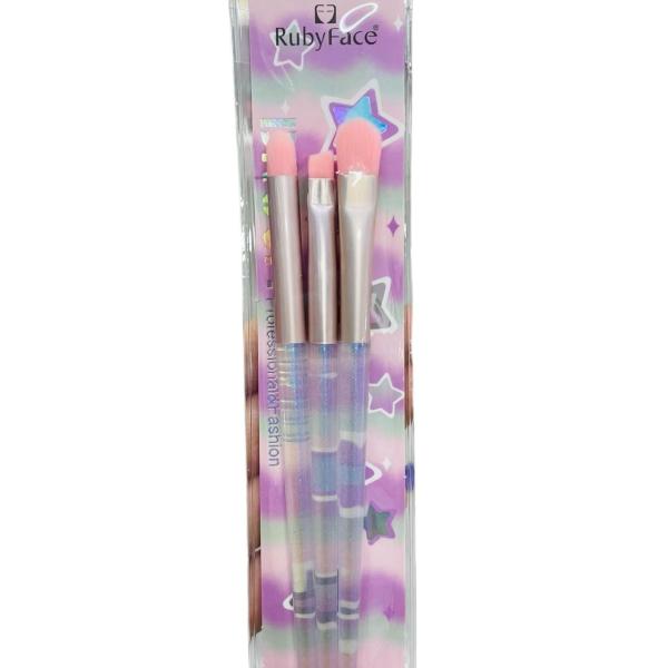 SET DE TRES MINI BROCHAS RUBY FACE