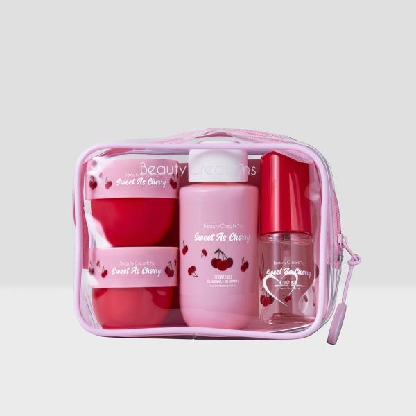 KIT DE VIAJE CUIDADO CORPORAL CEREZA BEAUTY CREATIONS