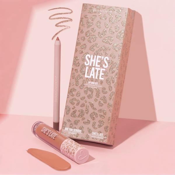 LIP KIT DE LUJO SHE&acute;S LATE BEAUTY CREATIONS