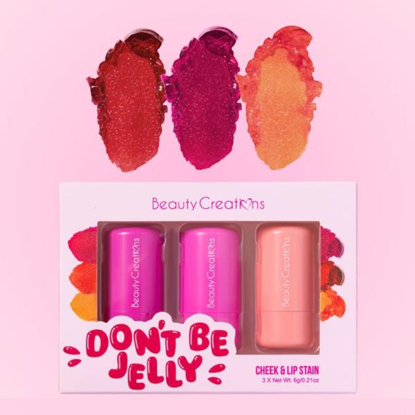 TRIO DE RUBORES DE GELATINA DON&acute;T BE JELLY BEAUTY CREATIONS