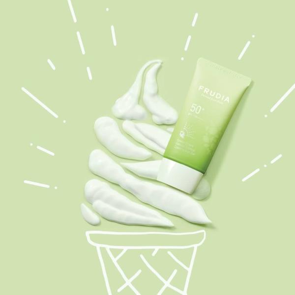 PROTECTOR SOLAR CON EXTRACTO DE UVA VERDE SPF50+ / PA+++ FRUDIA