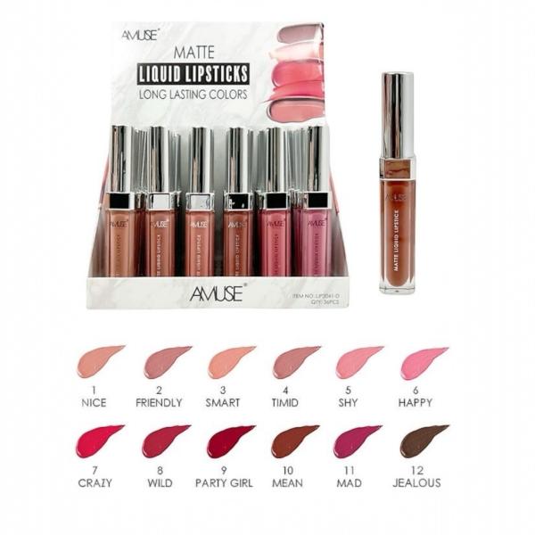 LIPSTICKS MATTE LONG LASTING AMUSE