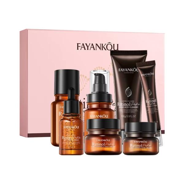 KIT SKIN CARE COMPLETO RETINOL PEPTIDOS FAYANKOU