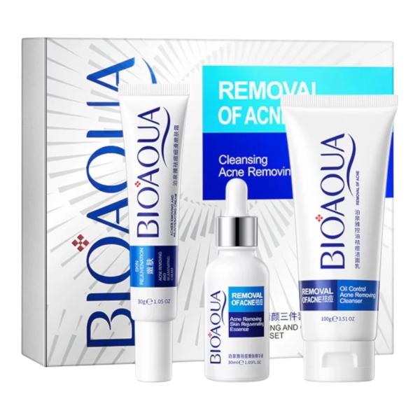 KIT SKIN CARE COMPLETO ANTI ACNE BIOAQUA